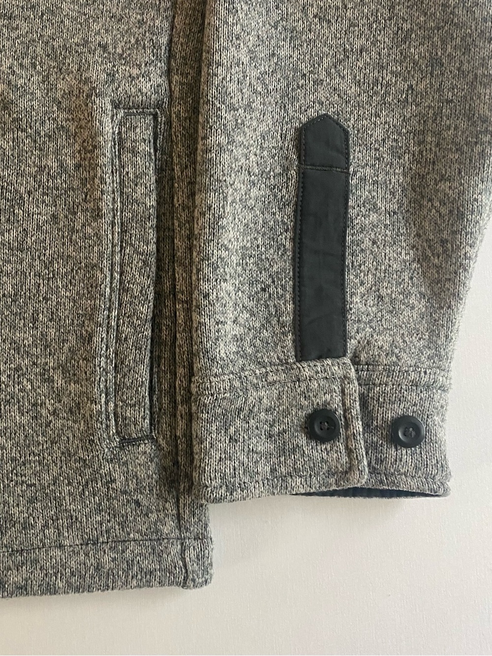 Patagonia Better Sweater Shirt Jacket Men Medium Heather Gray Button Up - Picture 5 of 12